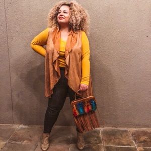 Jackets & Coats - Suede vest Jackets & Coats - Suede vest